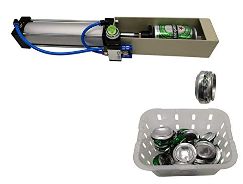 Trituradora de latas de aire para botellas de aluminio de alta resistencia, eficiente y ecológica, herramienta de reciclaje para latas de aluminio